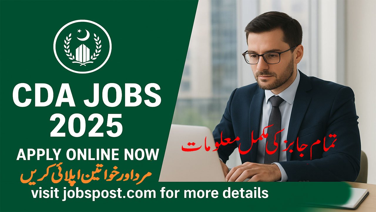 CDA Jobs 2025 | Apply Online for Capital Development Authority