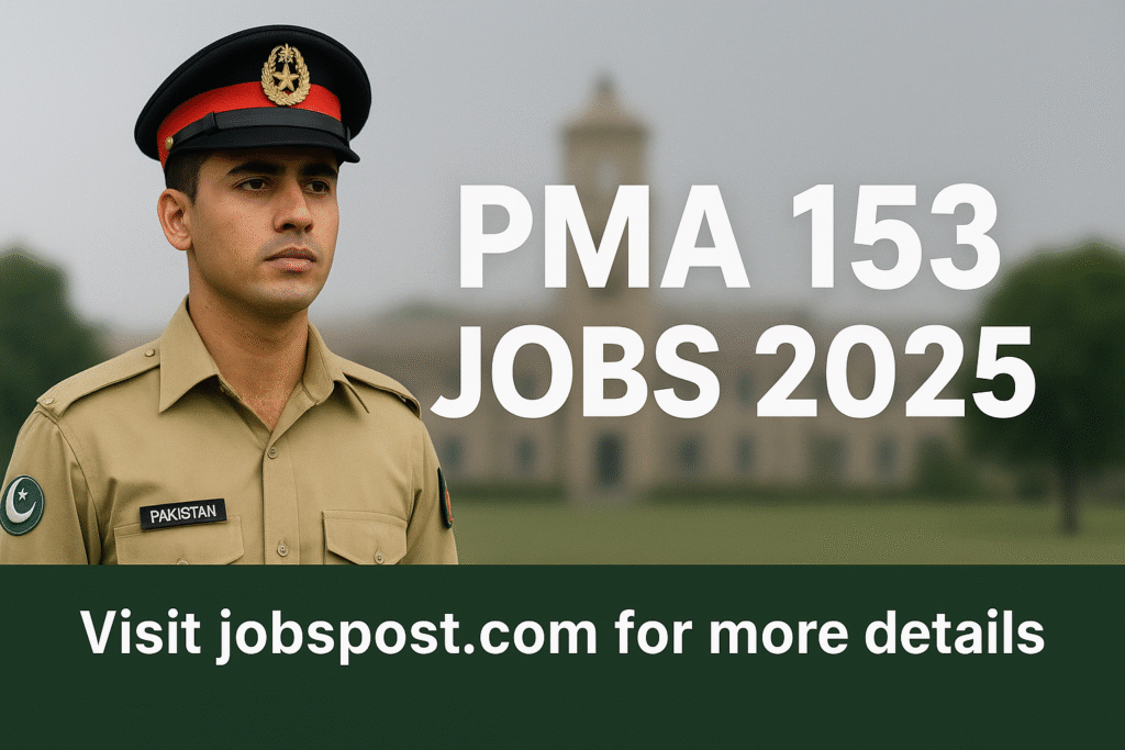 PMA 153 Jobs 2025 – Apply Online for PMA Long Course Latest Vacancies