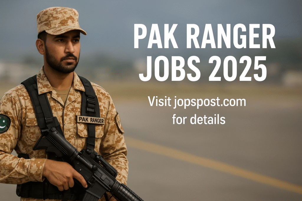 Pak Ranger Jobs 2025 | Apply Online and Join Pakistan Rangers